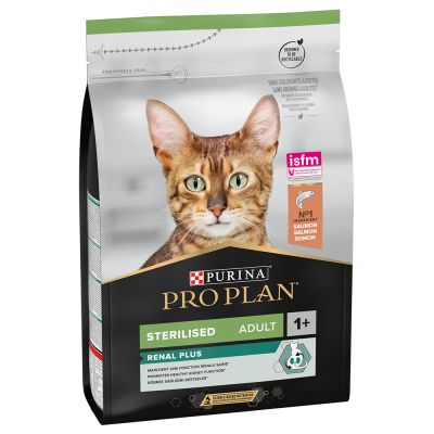 Purina Pro Plan Sterilised Salmone Purina Pro Plan Sterilised Salmone è alimento secco per gatti adatto a gatti sterilizzati o castrati, a base di salmone dall' alto contenuto proteico.