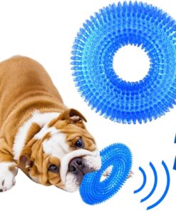 Squeaky Sound è  un gioco interattivo per cani a forma di anello progettato per essere adatto per i cani che amano masticare e mordere.