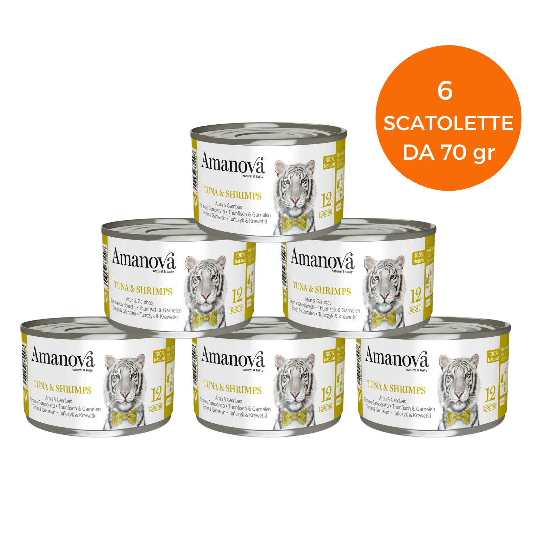 Amanova Tonn Amanova Cat Tonno & Gamberetti In Brodo