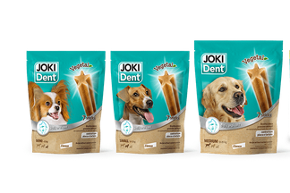 Joki Dent Vegetal oki Dent Vegetal è un bastoncino masticabile a base vegetale per l'igiene orale dei cani, adatto alla rimozione del tartaro e alla pulizia dei denti.